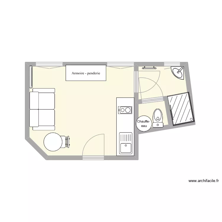 1 Tour C 2&egrave;me. Plan de 3  et 16 m²