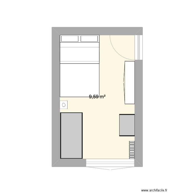 Bureau. Plan de 0 pièce et 0 m2