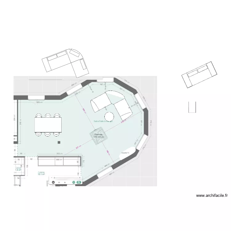SAUZEDE. Plan de SAUZEDE. Plan de
