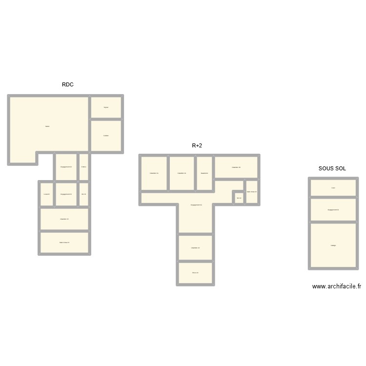 350602454. Plan de 22 pièces et 288 m2