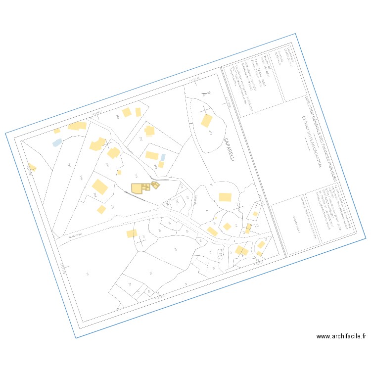 Général cadastre A273 2. Plan de 0 pièce et 0 m2