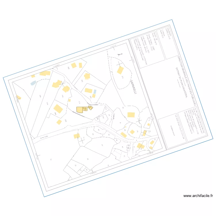 Général cadastre A273 2. Plan de Général cadastre A273 2. Plan de