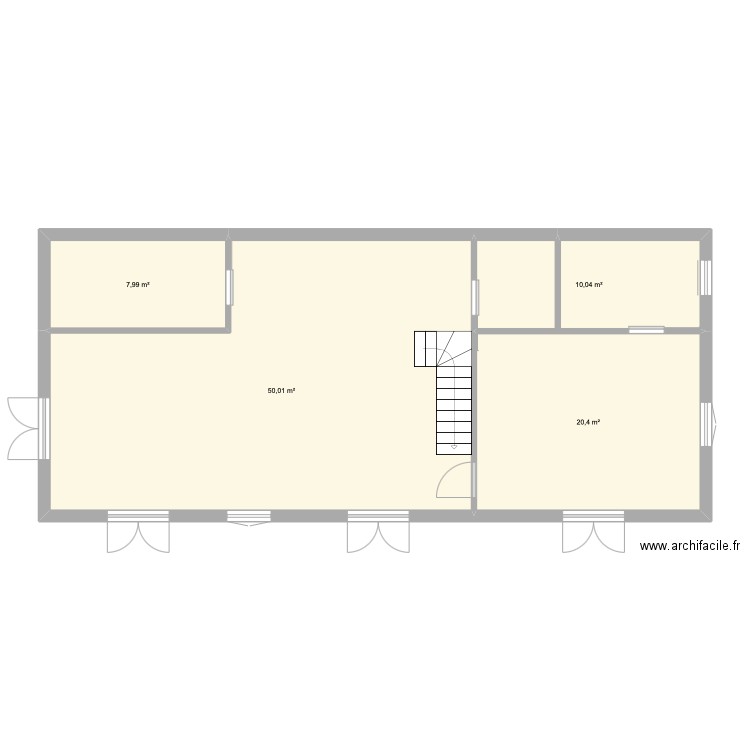Maison sur garage Arbousse. Plan de 11 pièces et 176 m2