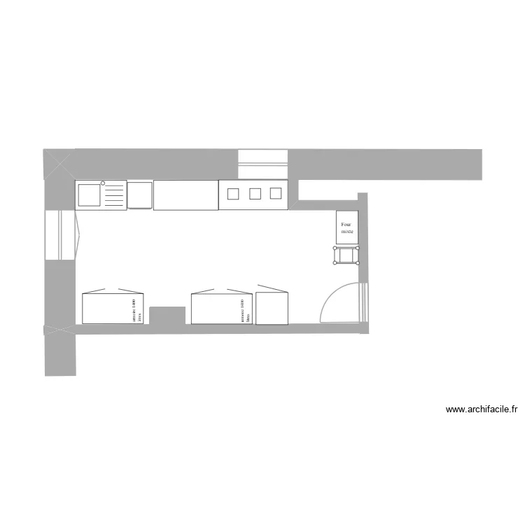 office couvent. Plan de 