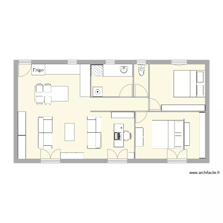 isle sur sorgue 2. Plan de 5  et 70 m²