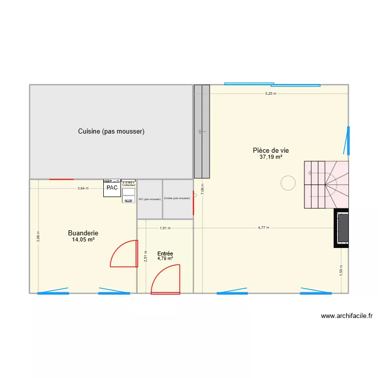Rez-de-chaussée. Plan de Rez-de-chaussée. Plan de