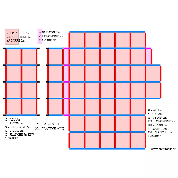 PLANCHER IRE VIAJE. Plan de 