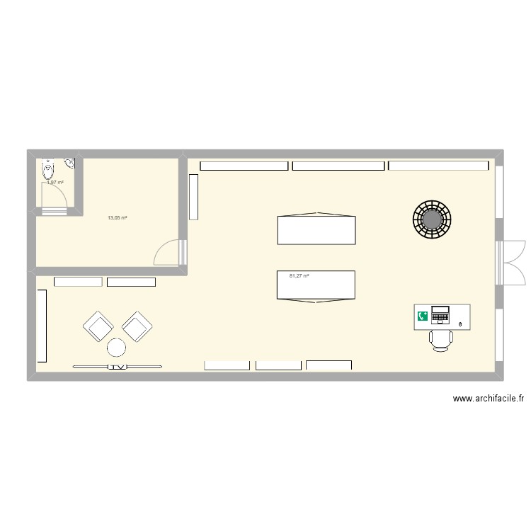Video games shop. Plan de 0 pièce et 0 m2