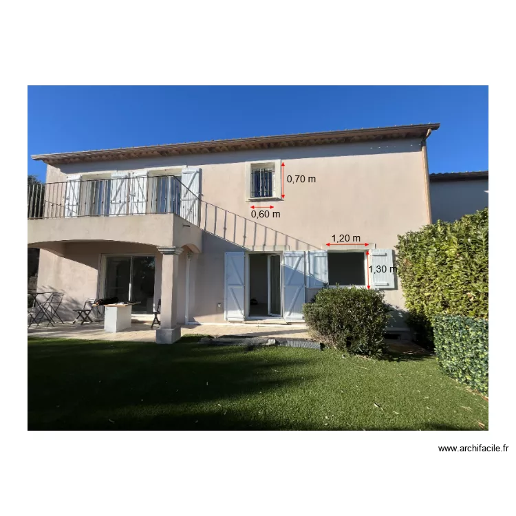 brand est avant travaux. Plan de 