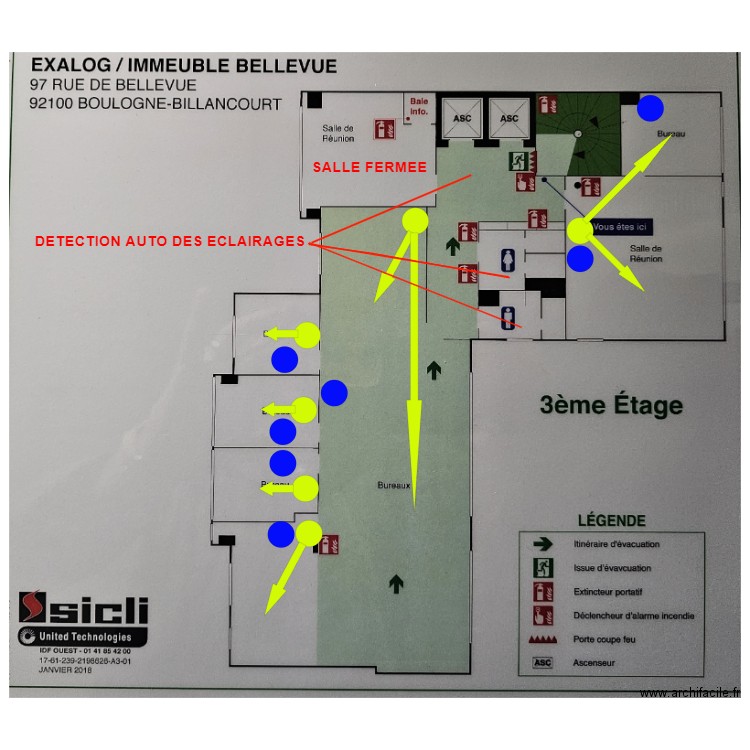 R+3 BELLEVUE. Plan de 0 pièce et 0 m2