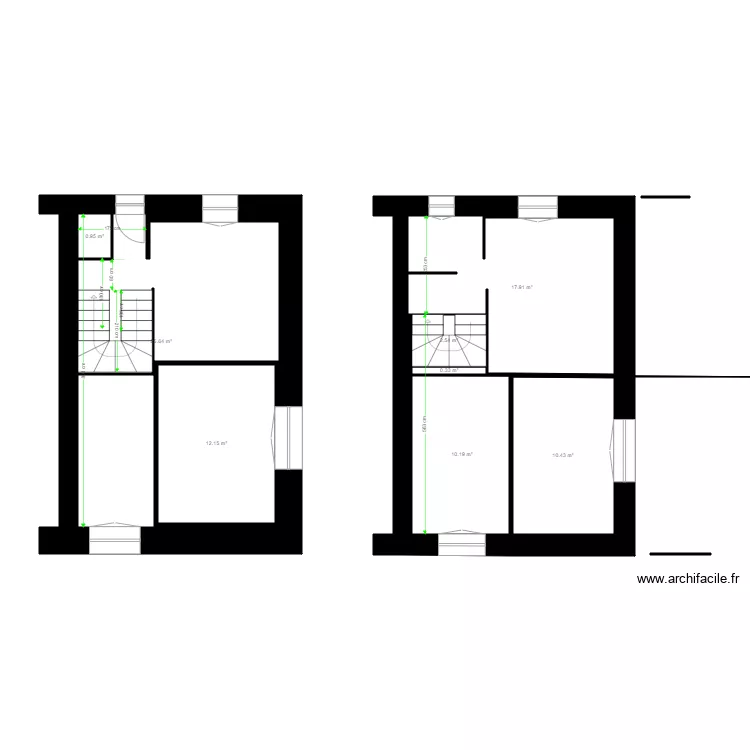 DEVILLE PIERRE MONISTROL. Plan de 