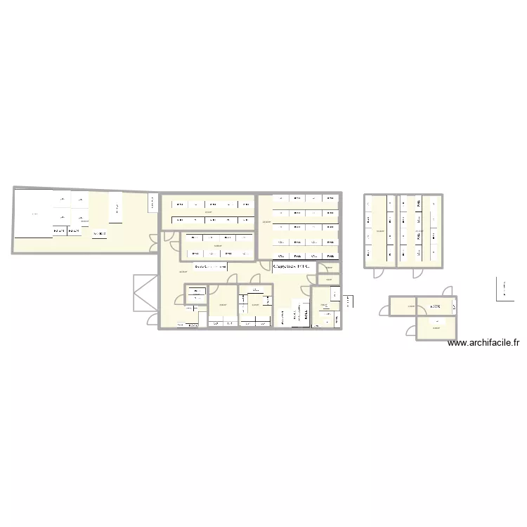 CRAS FINAL. Plan de 16  et 364 m²