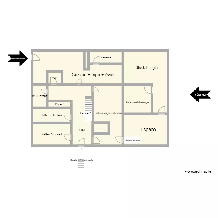 Angélique Périgault RDC. Plan de 14 et 175 m² Angélique Périgault RDC. Plan de 14 et 175 m²
