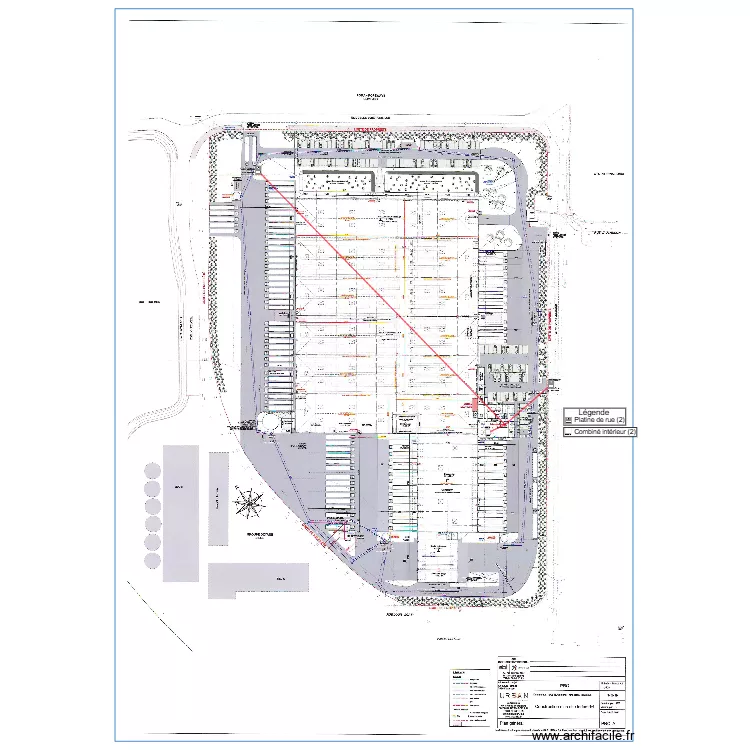 Transports Allemand Liaison Interphonie. Plan de 
