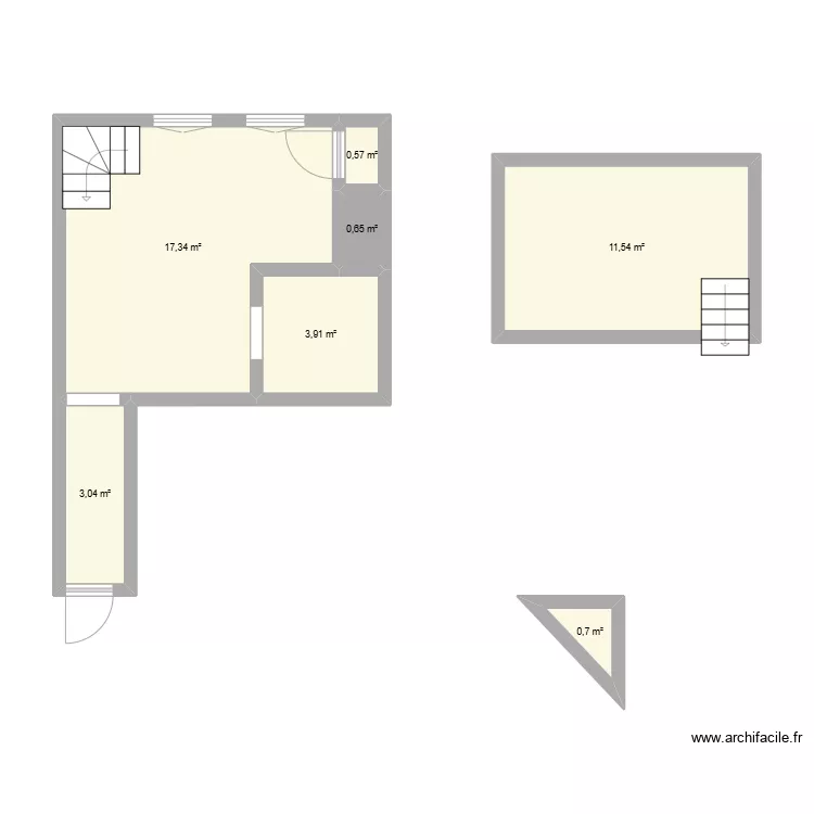 STAES - ROUEN 3eme. Plan de 
