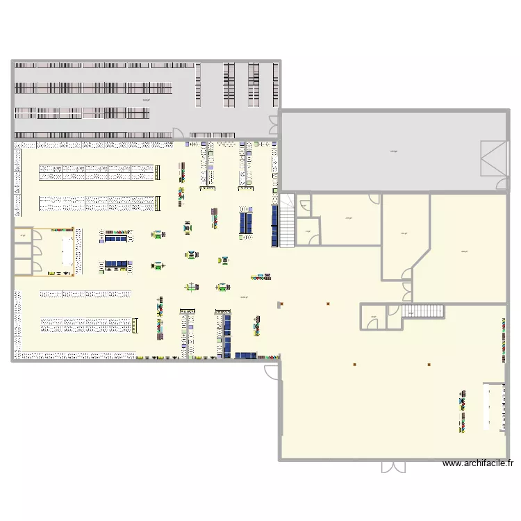 PEPE. Plan de 12  et 1031 m²