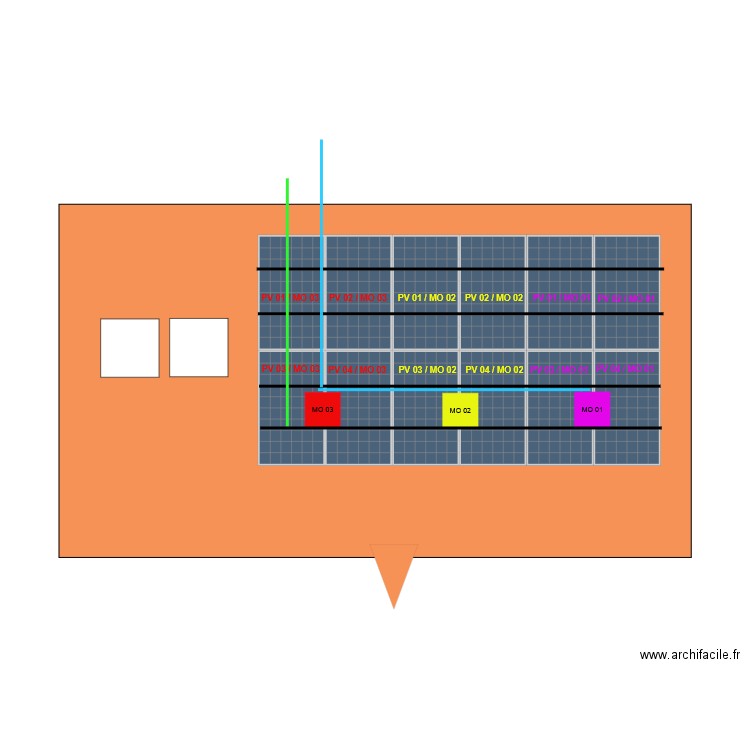 VANDESOMPELE. Plan de 0 pièce et 0 m2