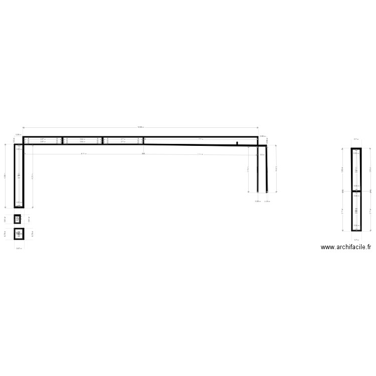 ZONE BOIS. Plan de 9 pièces et 12 m2
