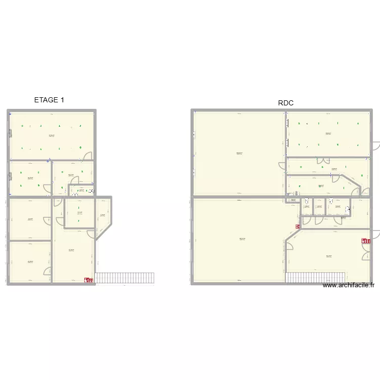 Au Bonheur des Crazy Dames PROJET electrique. Plan de 20 et 616 m² Au Bonheur des Crazy Dames PROJET electrique. Plan de 20 et 616 m²