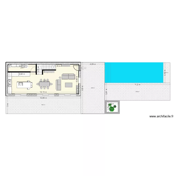 Cabris RDC. Plan de 