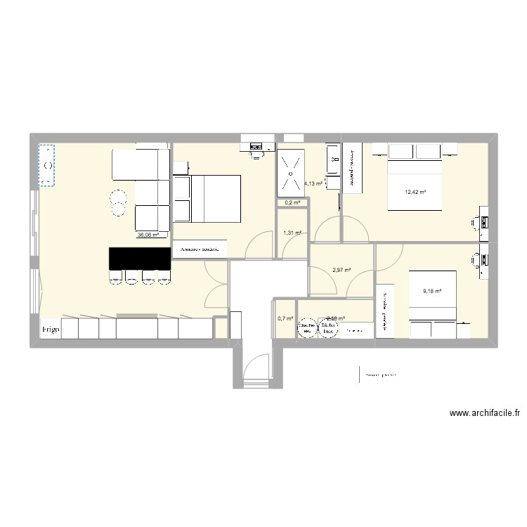 plan t4. Plan de 0 pièce et 0 m2