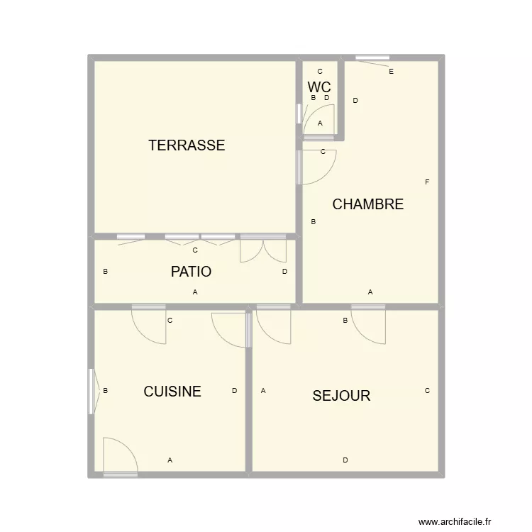 PLAN ETAGE 01 APPART 02 CONGENIE PLB. Plan de 