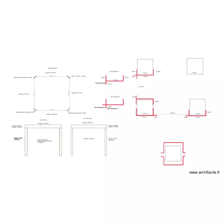 pergola. Plan de pergola. Plan de