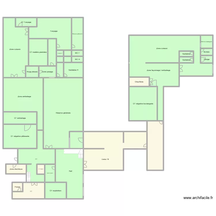 Maison Savary. Plan de 39 pièces et 2142 m²