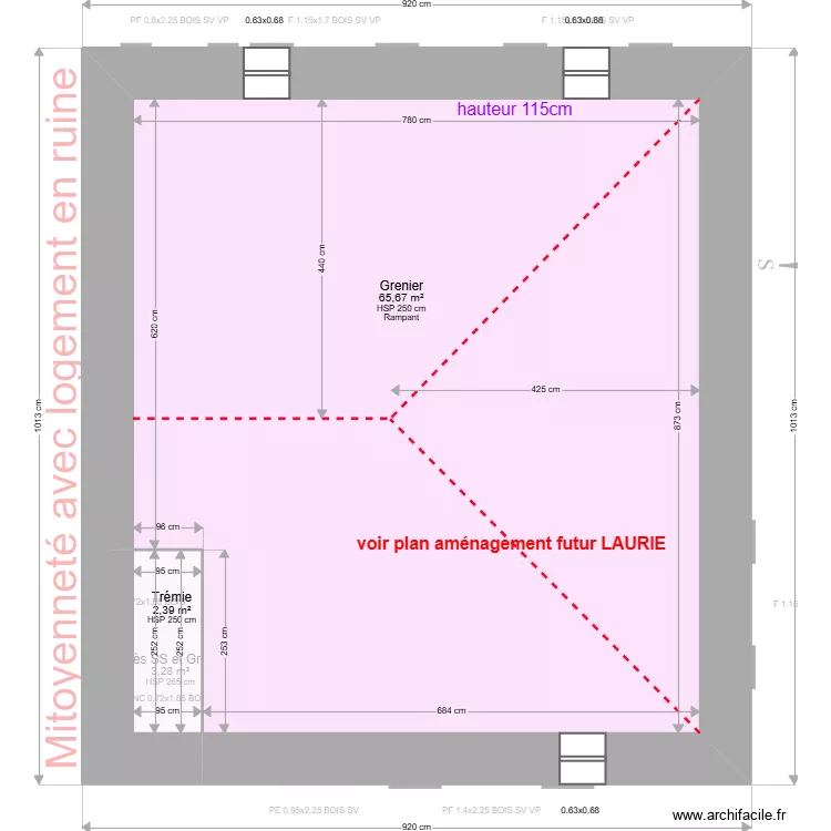 BARATEAU. Plan de BARATEAU. Plan de