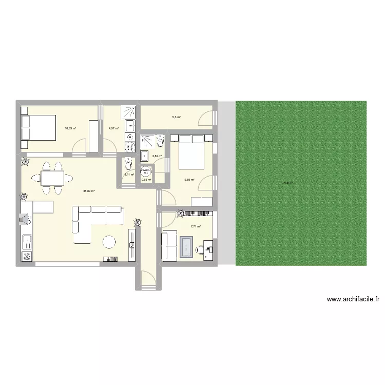 CLAYE-SOUILLY Am&eacute;nagement. Plan de 