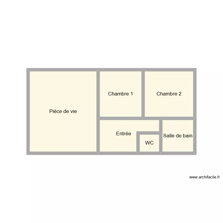 DELALEAU. Plan de 6  et 16 m²