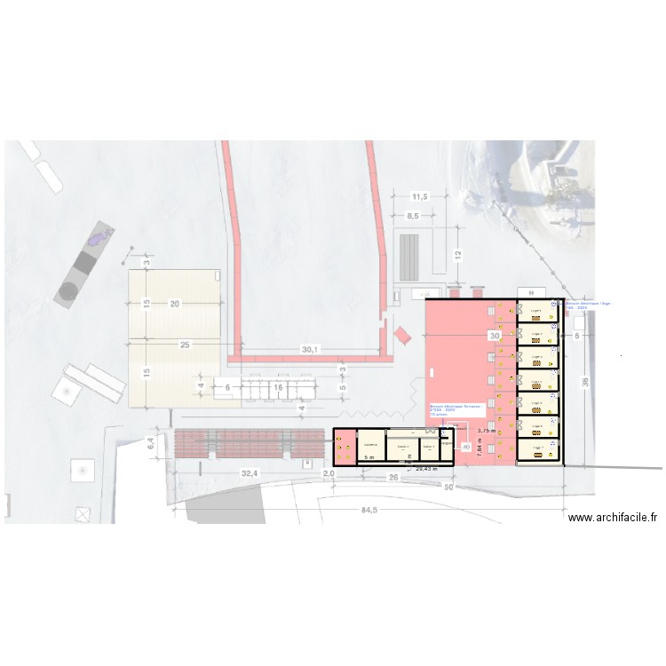 VIP Crit 25. Plan de 13 pièces et 484 m2