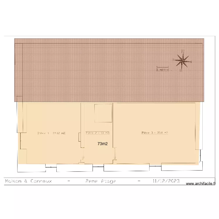 Connaux 2&egrave;me. Plan de 