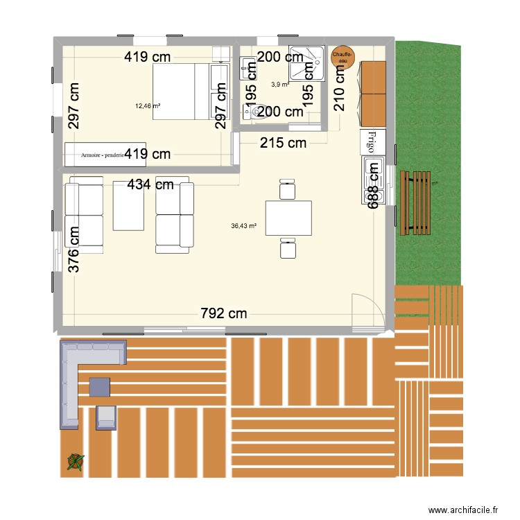 STUDIO COCOTERAIE. Plan de 0 pièce et 0 m2