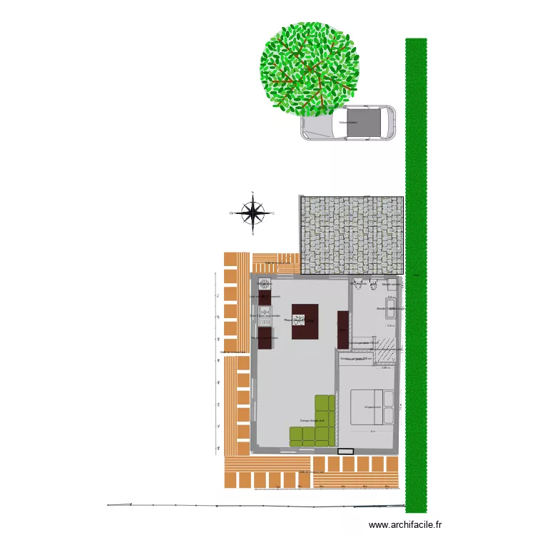 ebauche. Plan de 