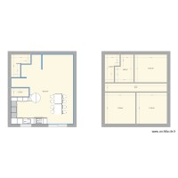 Maison 1 - 2 faces - 12x10,5