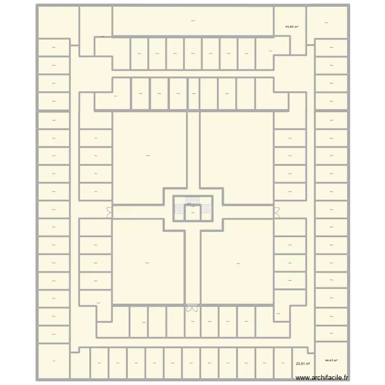 1ER ETAGE ETUDIANT. Plan de 0 pièce et 0 m2