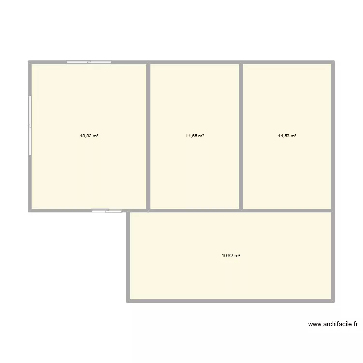 soirans home. Plan de 4  et 68 m²