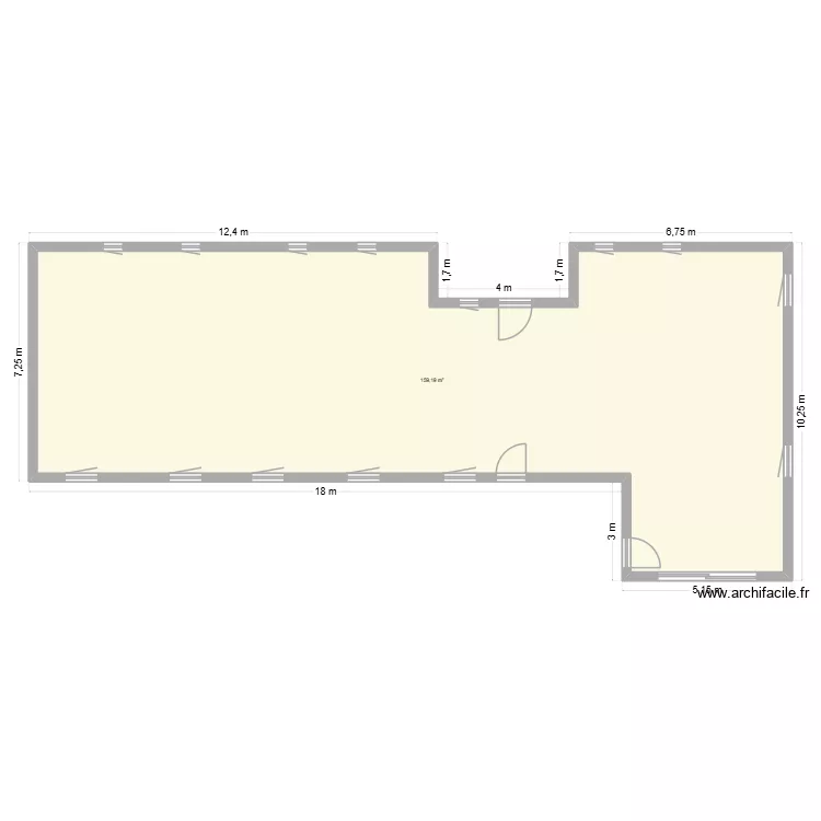 chaspi. Plan de 1 et 159 m² chaspi. Plan de 1 et 159 m²