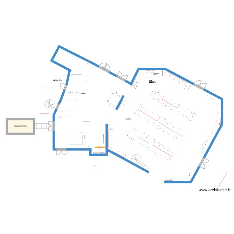 FANTASTIKCON 2026 PREVISION PLAN3 E. Plan de 0 pièce et 0 m2