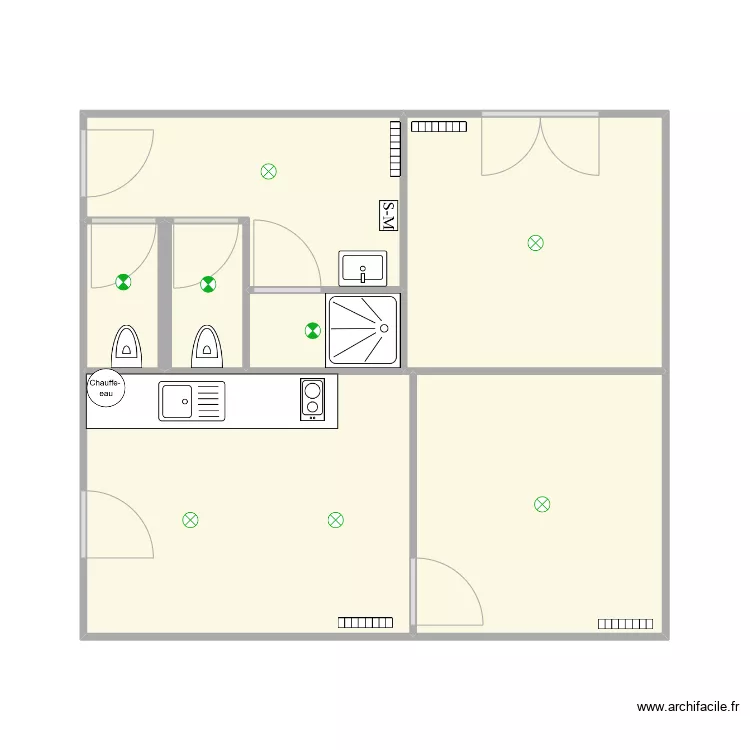 RTE Les Quintes complet. Plan de 