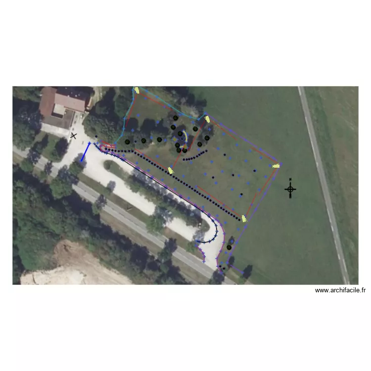 GOUFFRE DE POUDREY. Plan de 