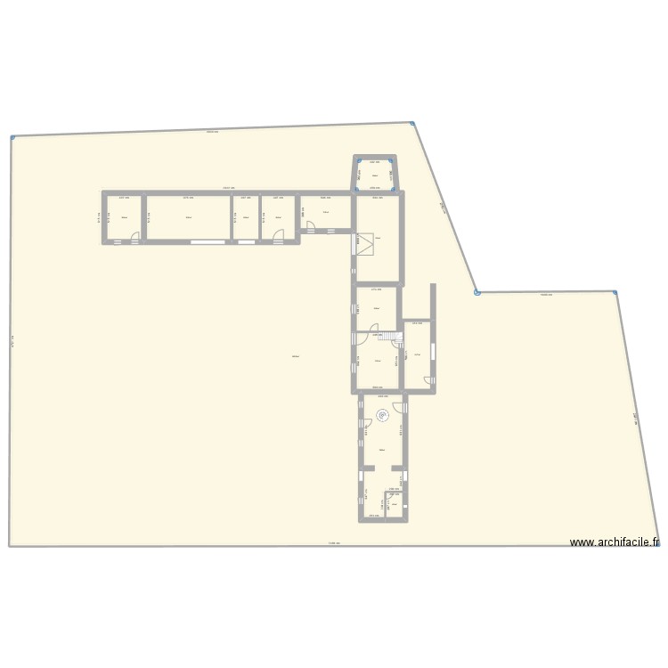 Plan Lou 22 Avant. Plan de 32 pièces et -570 m2