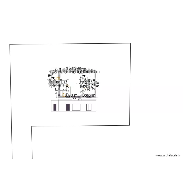 en cours CADASTRE. Plan de 2  et 82 m²