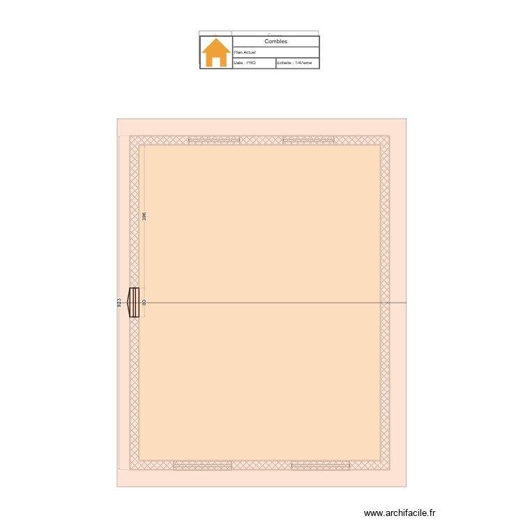 maison actuelle. Plan de 0 pièce et 0 m2