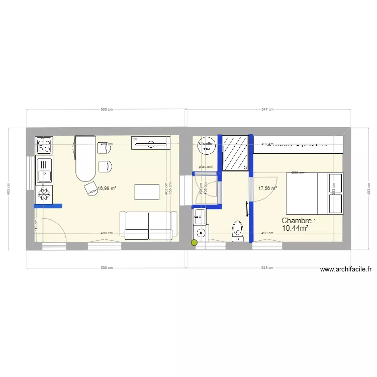 appart 4 version 040824 - 36m². Plan de appart 4 version 040824 - 36m². Plan de