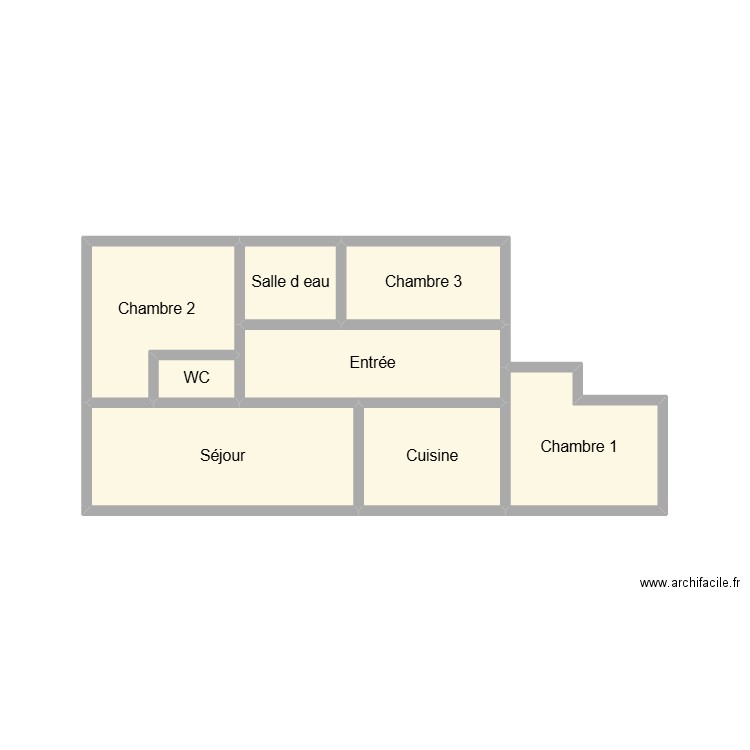 2503 RIOU VICTOR. Plan de 8 pièces et 15 m2