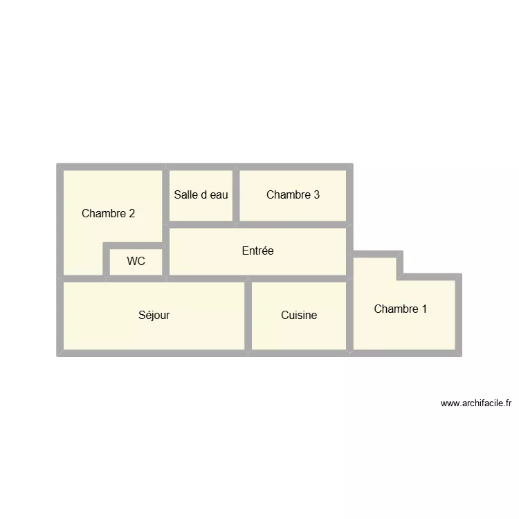 2503 RIOU VICTOR. Plan de 