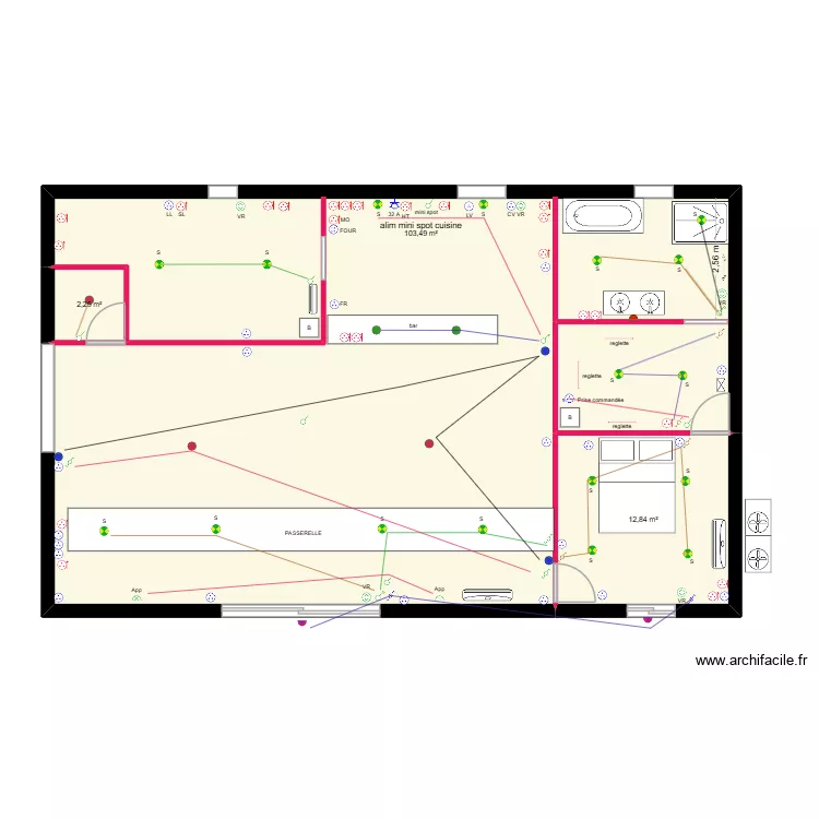 Pierrick. Plan de 3  et 119 m²