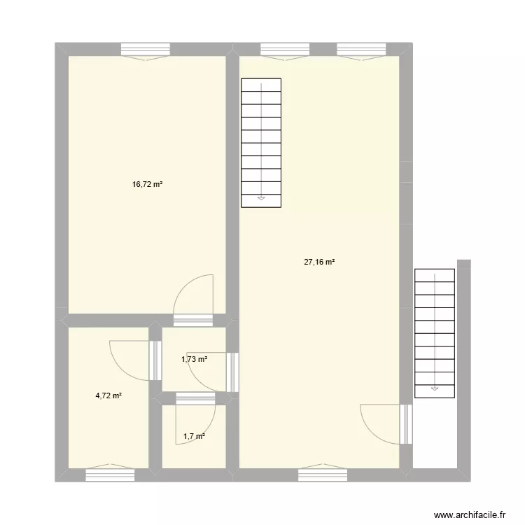 plan niveau 1 duplex . Plan de 
